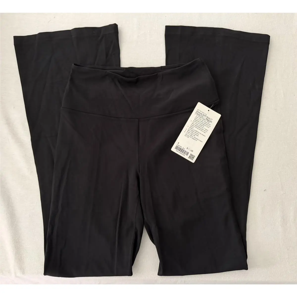 Lululemon Groove Pant Shr Flare Nulu Black Size 8 Full Length OG Style