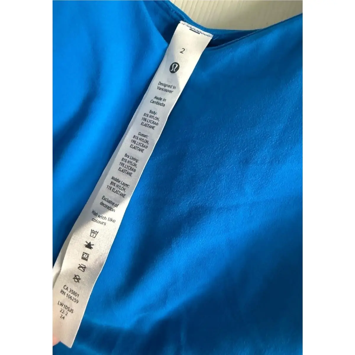Lululemon clothing - Blue 1