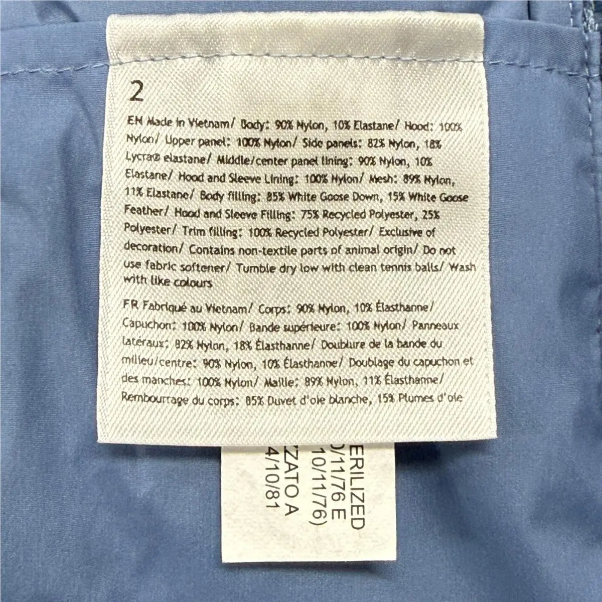 Lululemon clothing - Lululemon Down for It All Jacket - Blue 4