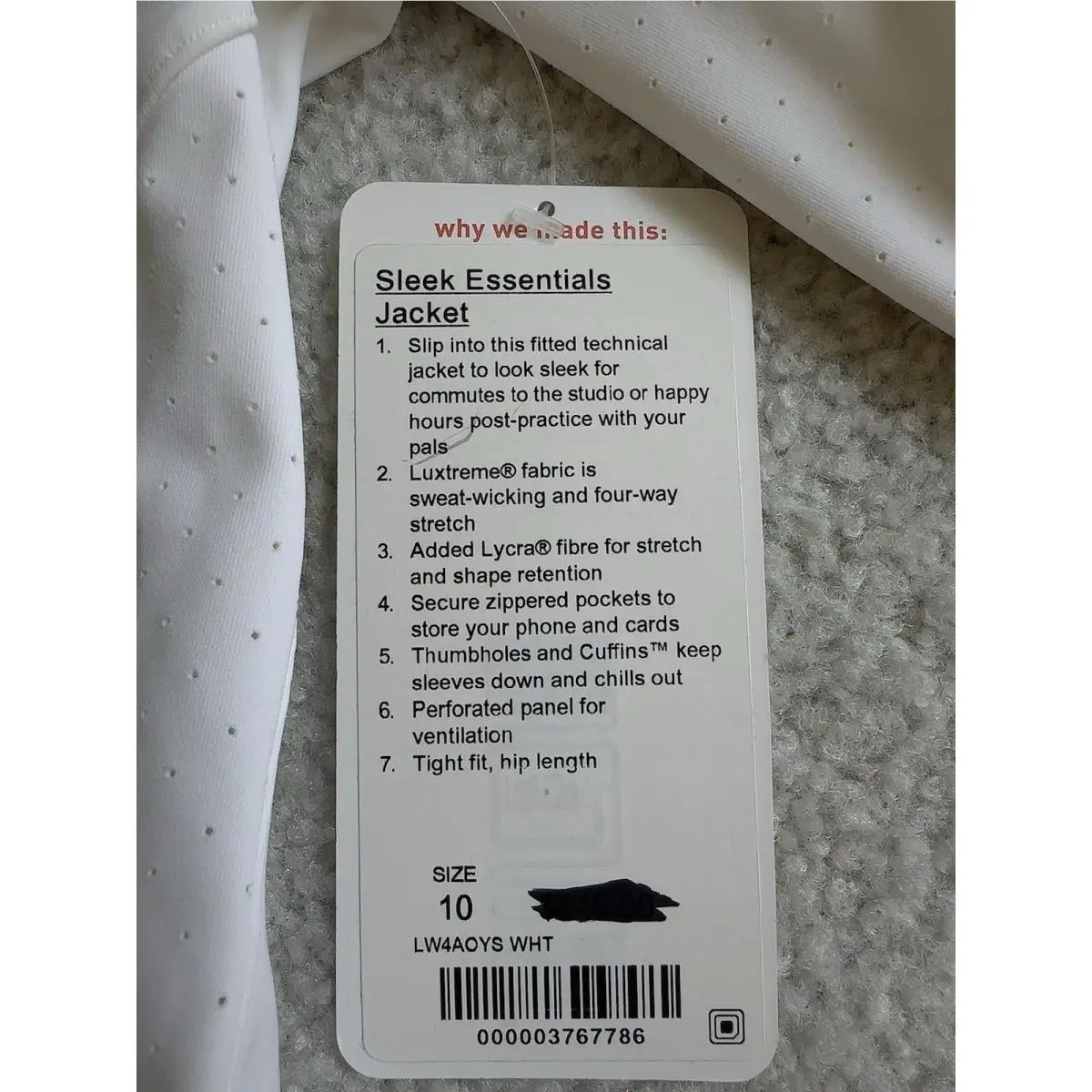 Lululemon clothing - White 1