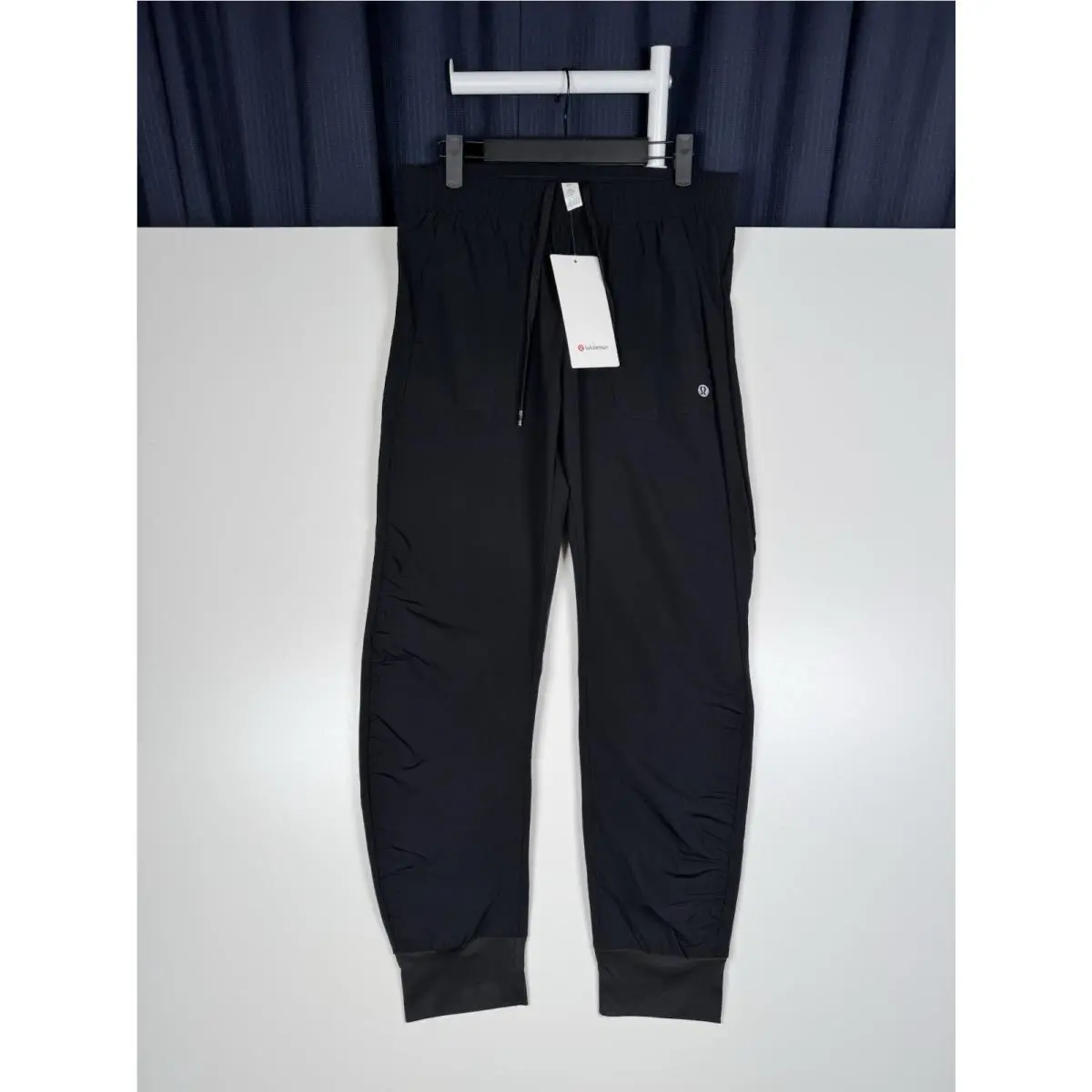 Lululemon Jogger Pants Black Women`s 12 - Swiftly Tech SS 2.0