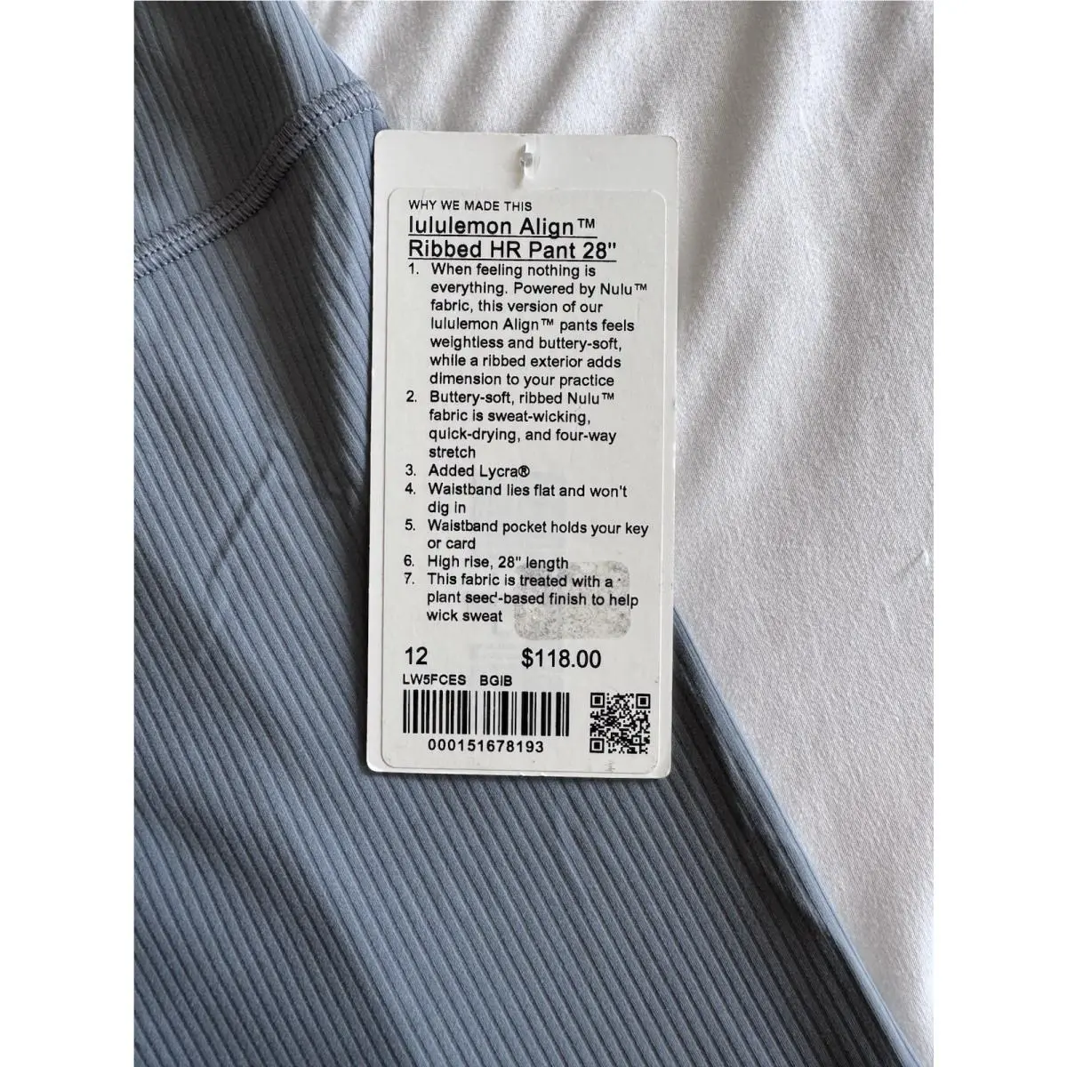 Lululemon clothing - Blue 2