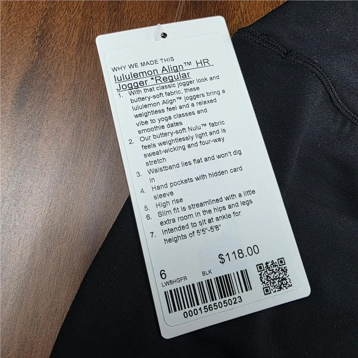 Lululemon clothing - LW5DH6S - LW5DH6S - Black 4