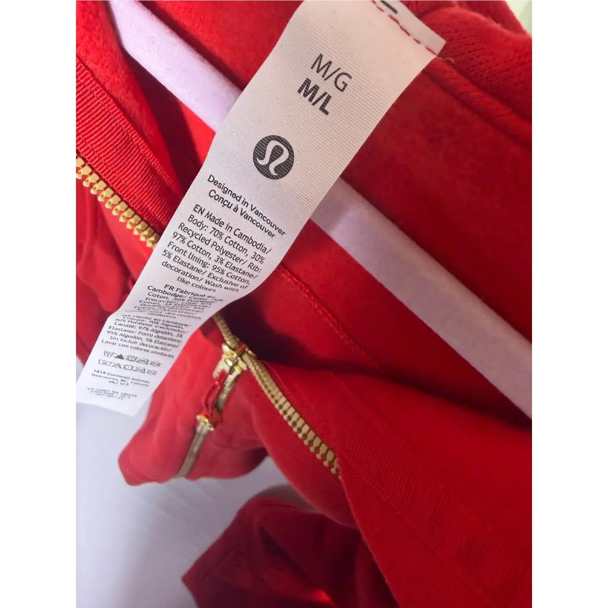 Lululemon clothing - Red 8