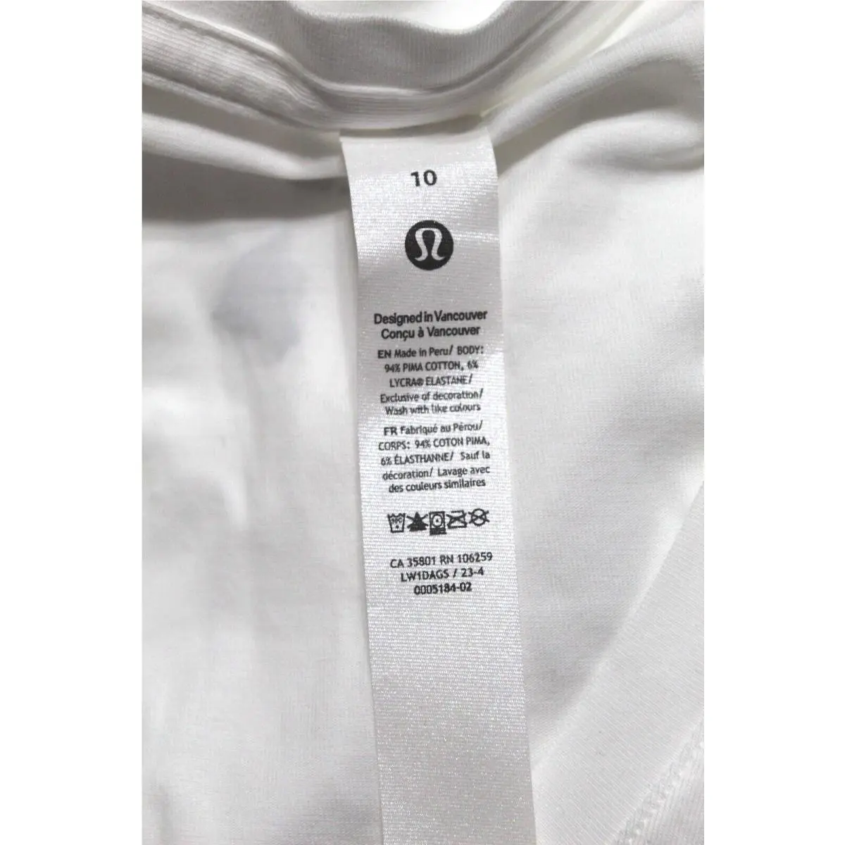 Lululemon clothing - Lululemon Love Tank - Love Tank - White 2