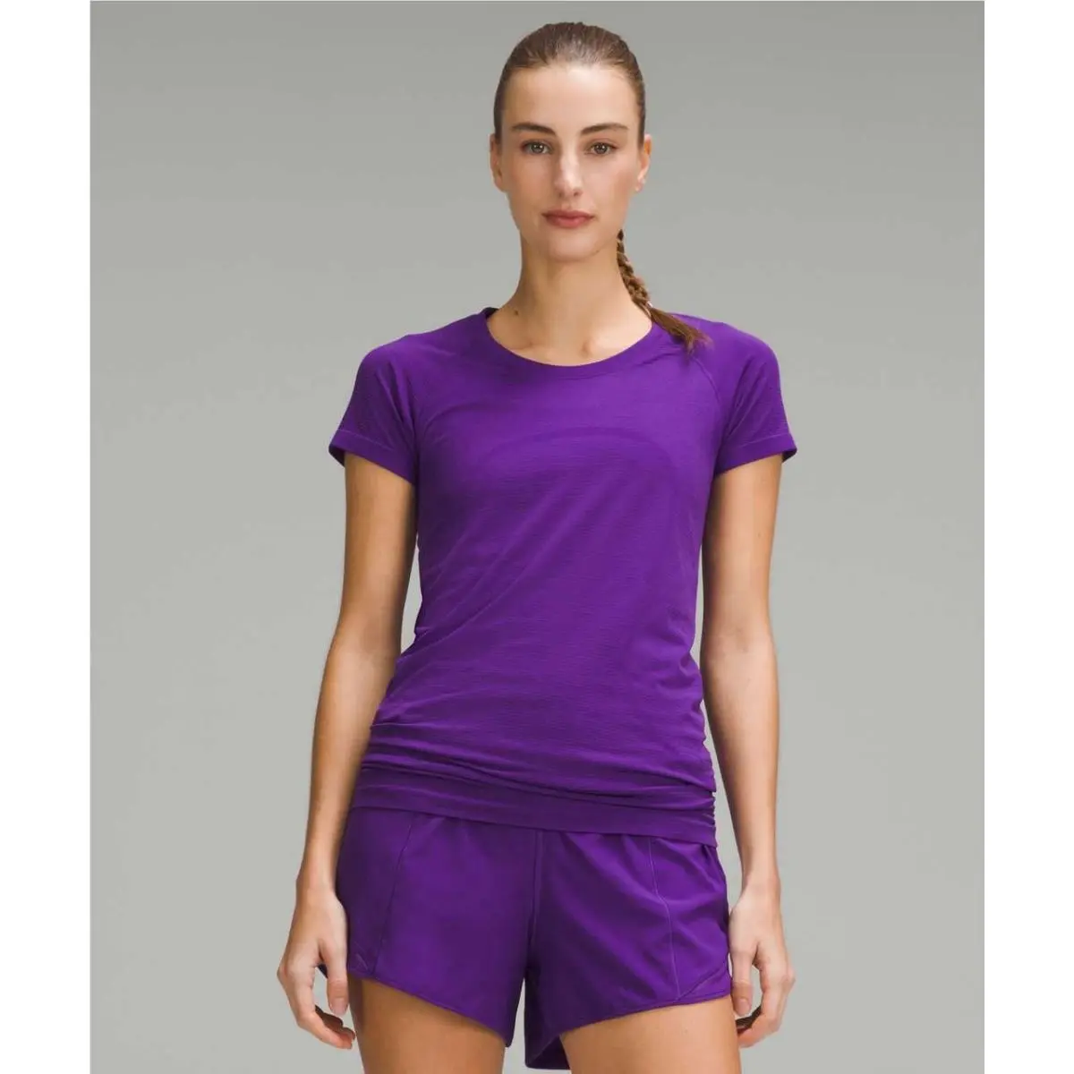 Lululemon Swiftly Tech Short Sleeve 2.0 College Purple Shirt Women’s Size 2
