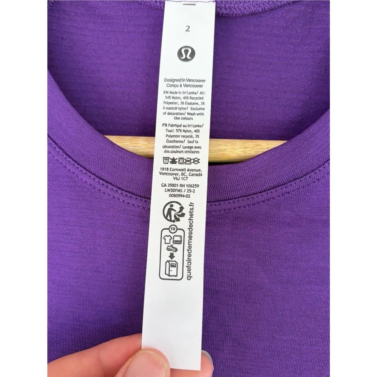 Lululemon clothing - Purple 3