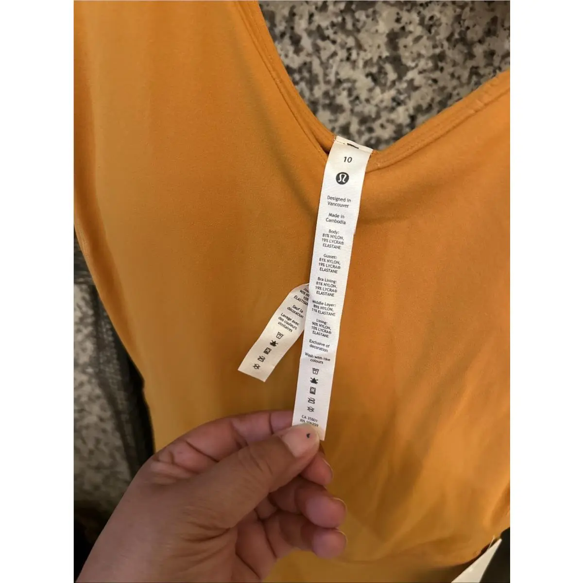 Lululemon clothing - Orange 2