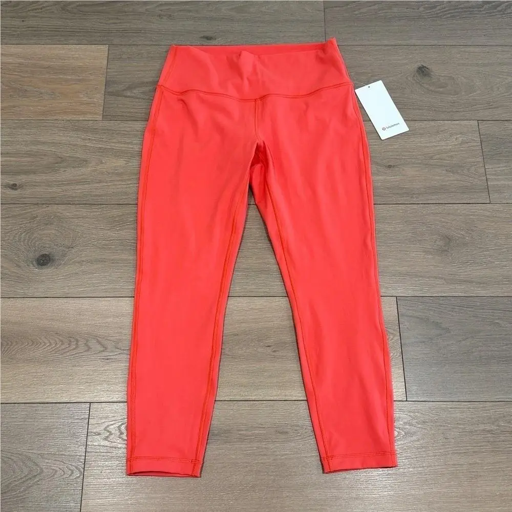 Lululemon Watermelon Red Wunder Under High Rise Tight 25 Luxtreme Leggings 12