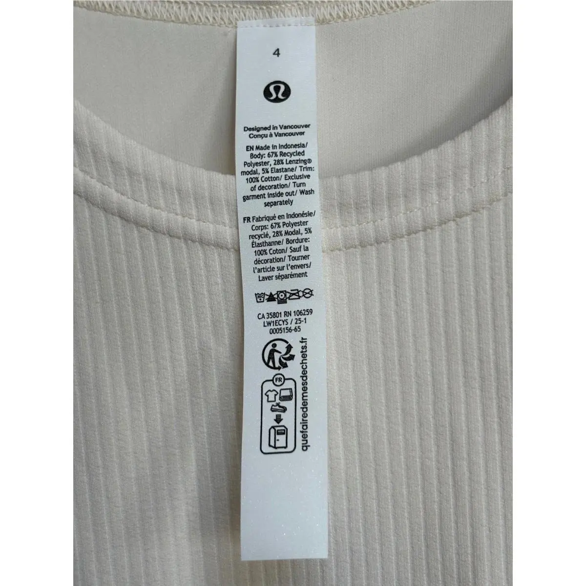 Lululemon clothing - Ivory 6