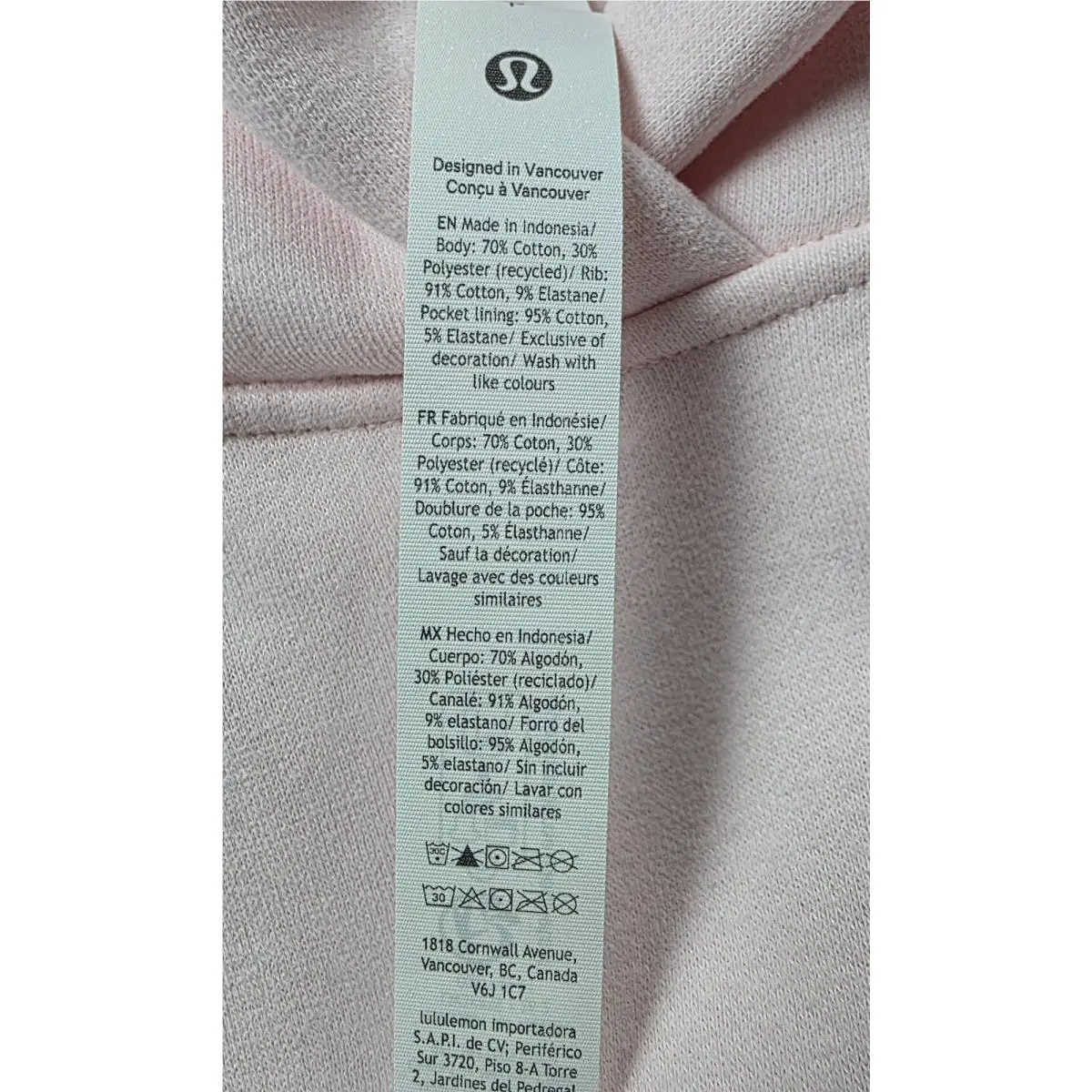 Lululemon clothing - pink pearl 2