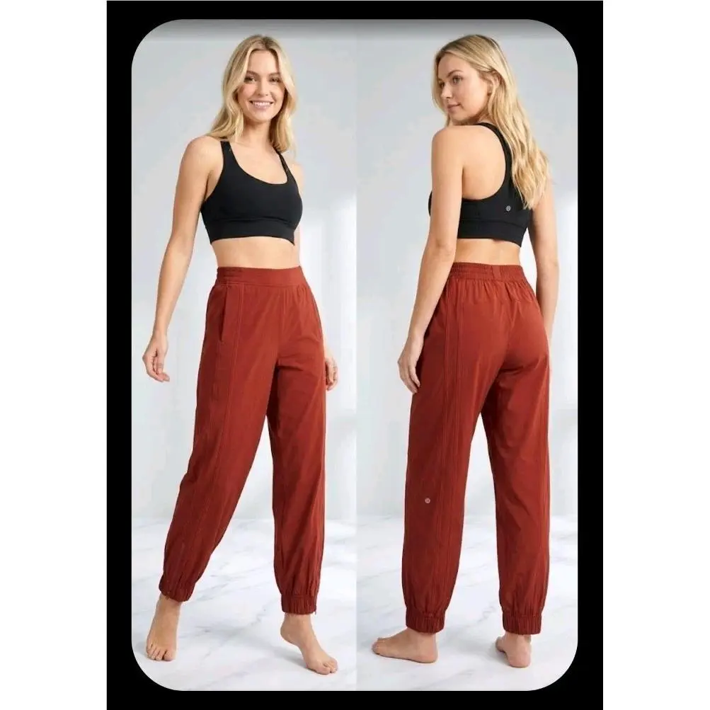 Lululemon Define High-rise Swift Jogger Women`s Small Cherry Ember Athleisure