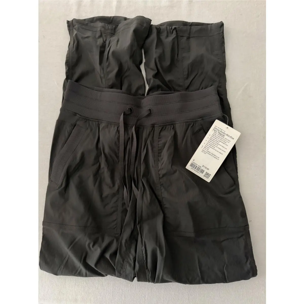 Lululemon Dance Studio Mid-rise Pant Regular Graphite Grey Size 6