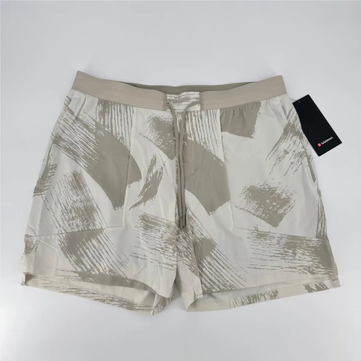 Lululemon License to Train Short 7 Lined Xxl Tan Gray LM7BDZS IBW5
