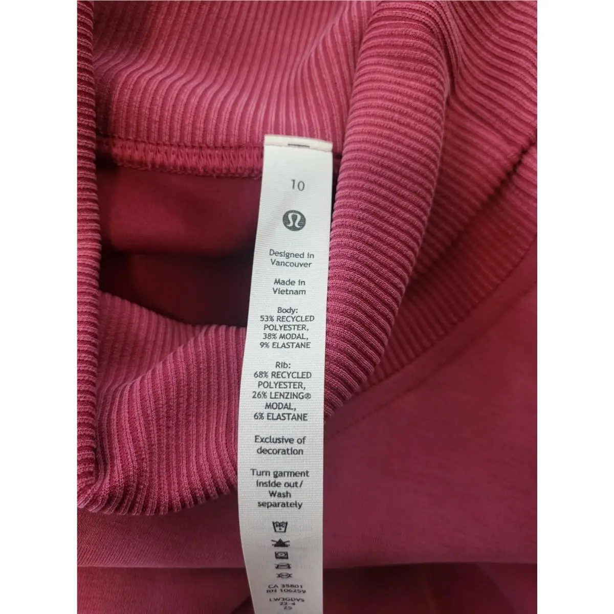 Lululemon clothing - Pink Red 7