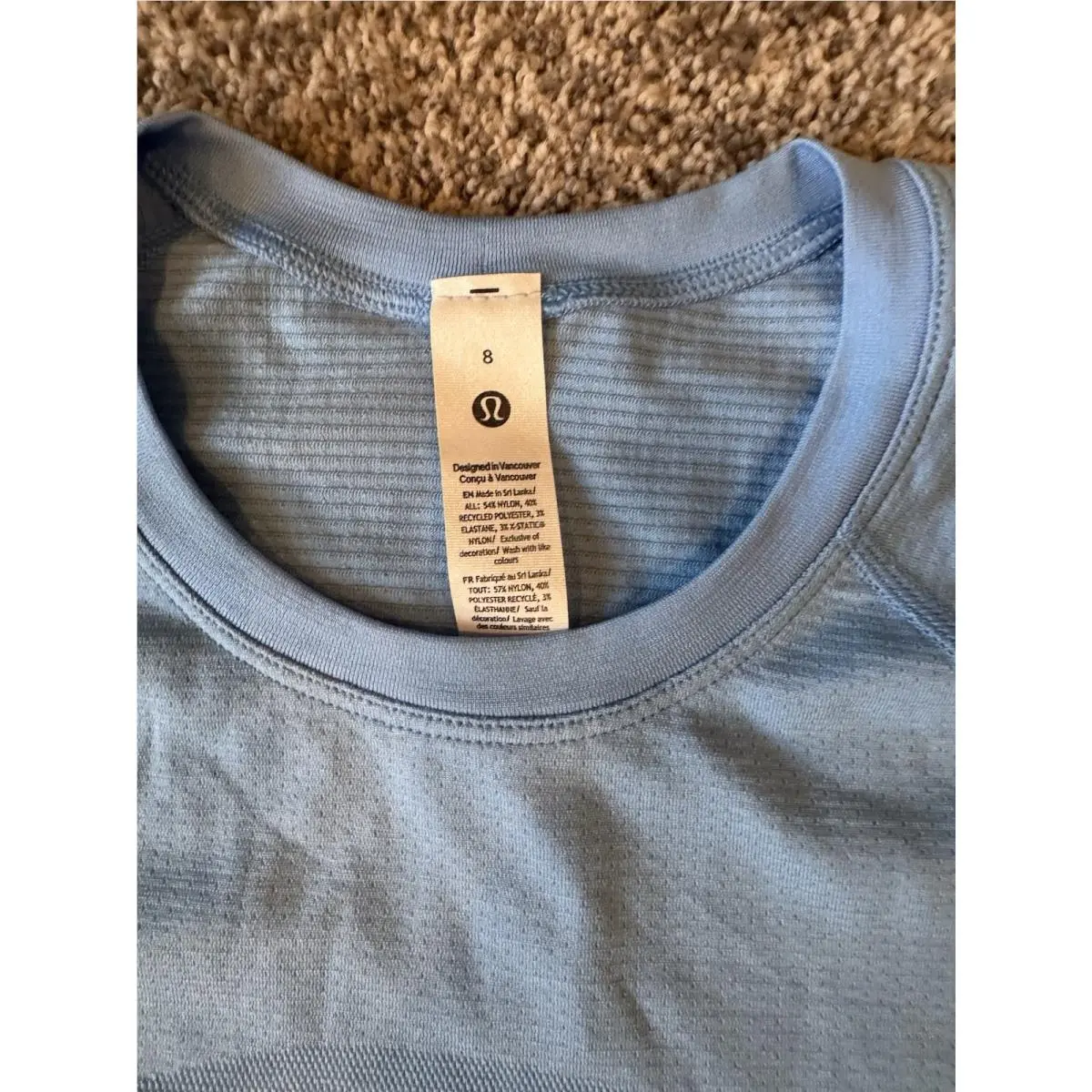Lululemon clothing - Light Blue 1