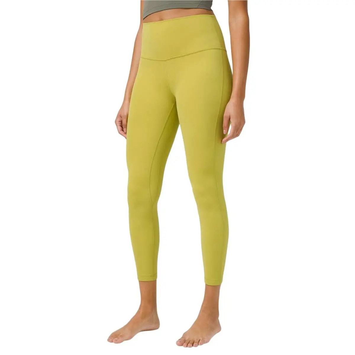 Lululemon Align Pant 25 Yellow Pear Size 12 Nulu Buttery Soft Lightweight