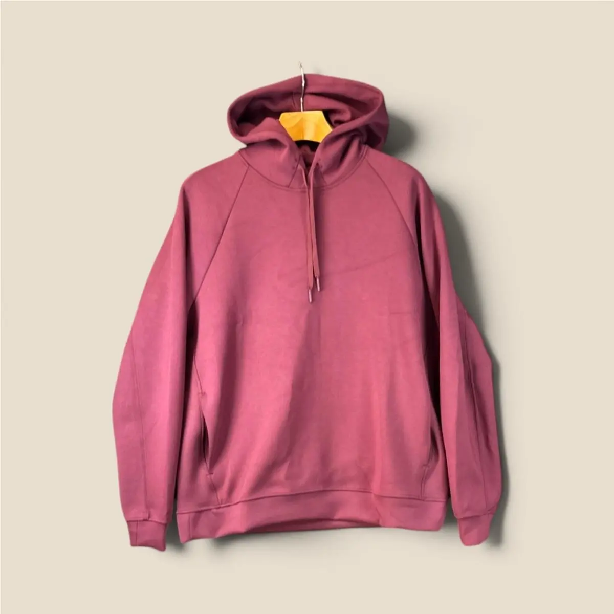 Lululemon Smooth Spacer Pullover Hoodie Men L Brier Rose Raglan LM3GMVS