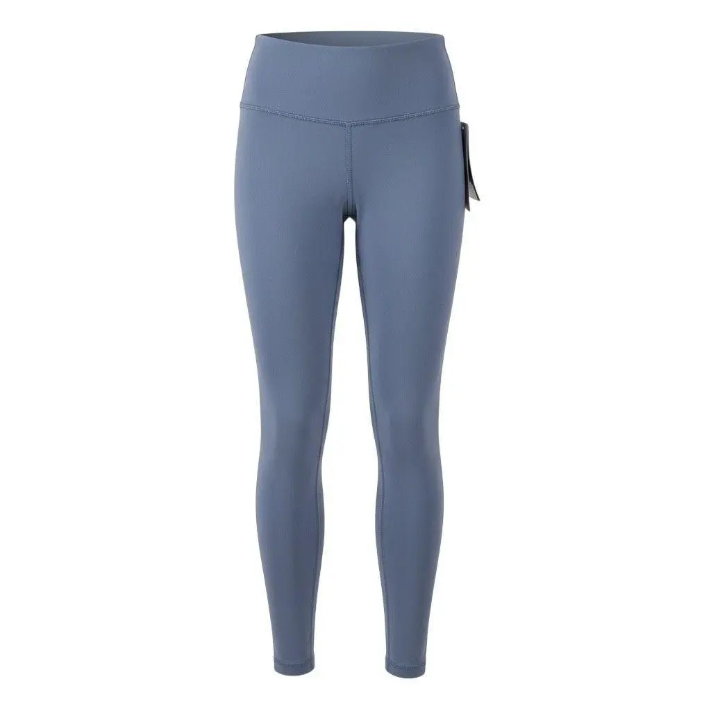 Lululemon Womens Blue Wunder Train HR Tight 25 Leggings High-rise Stretch Sz 6