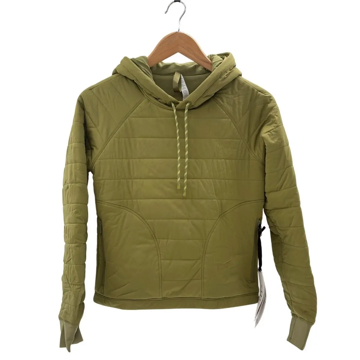 Lululemon Hoodie Puffer Dynamic Movement 4 Olive Army Green Water Repellent
