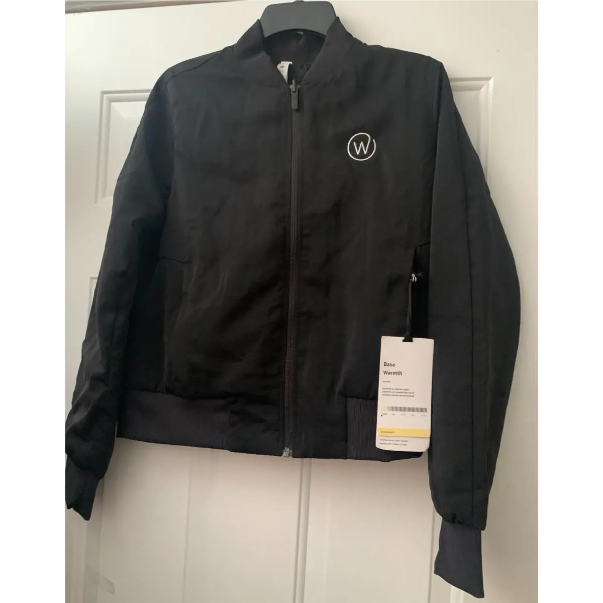 Lululemon Women`s Non-stop Bomber Jacket Black Primaloft Insulated Size 8