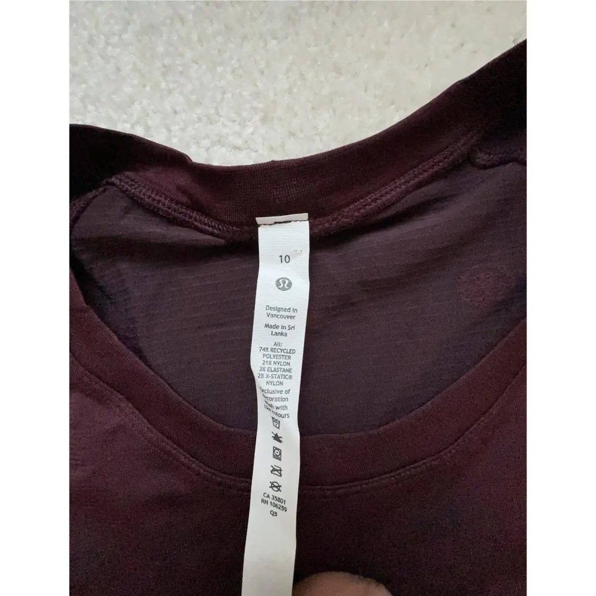Lululemon clothing - Red 0