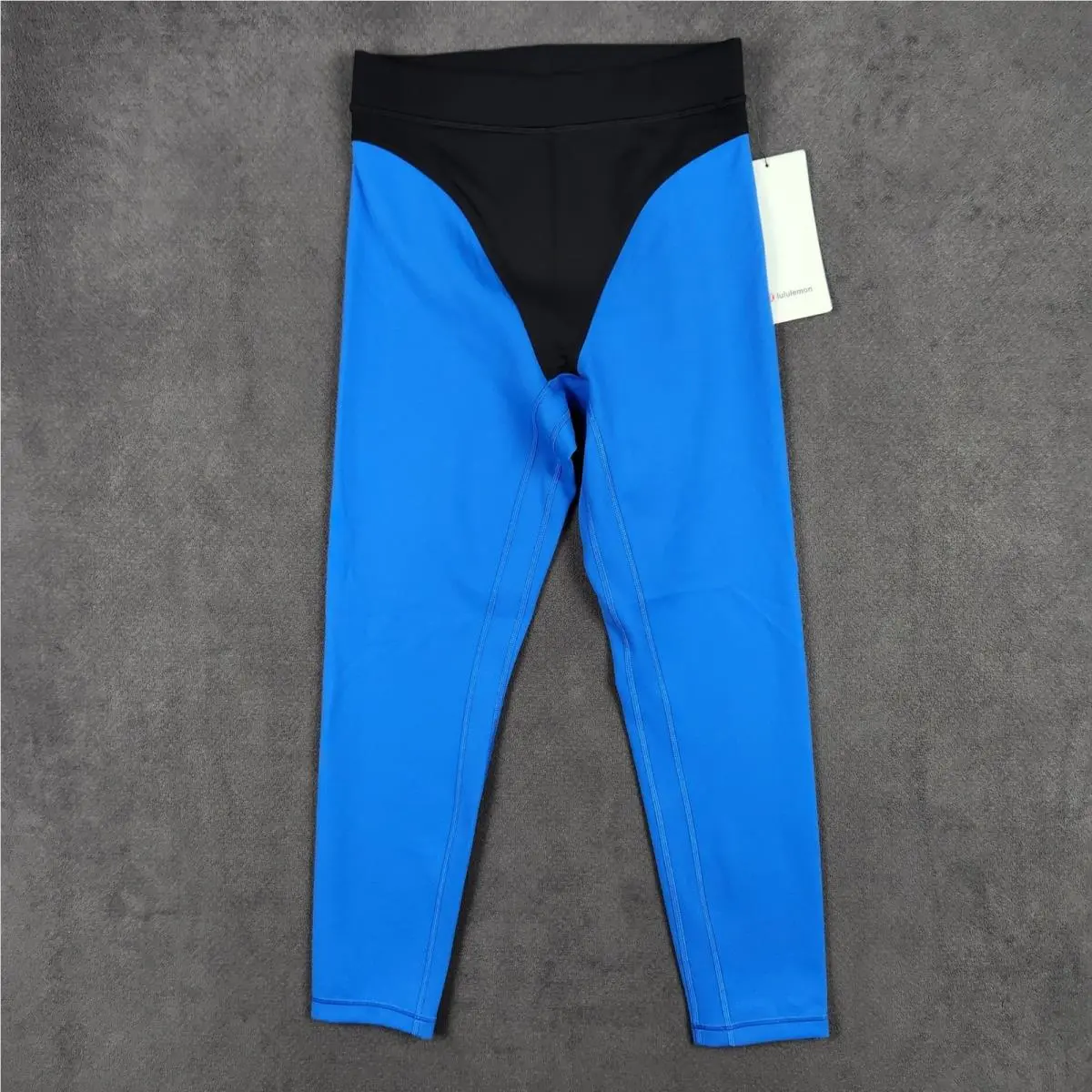 Lululemon Wunder Train Aerobic Tight 25 Women 6 Blazer Blue Black High Rise