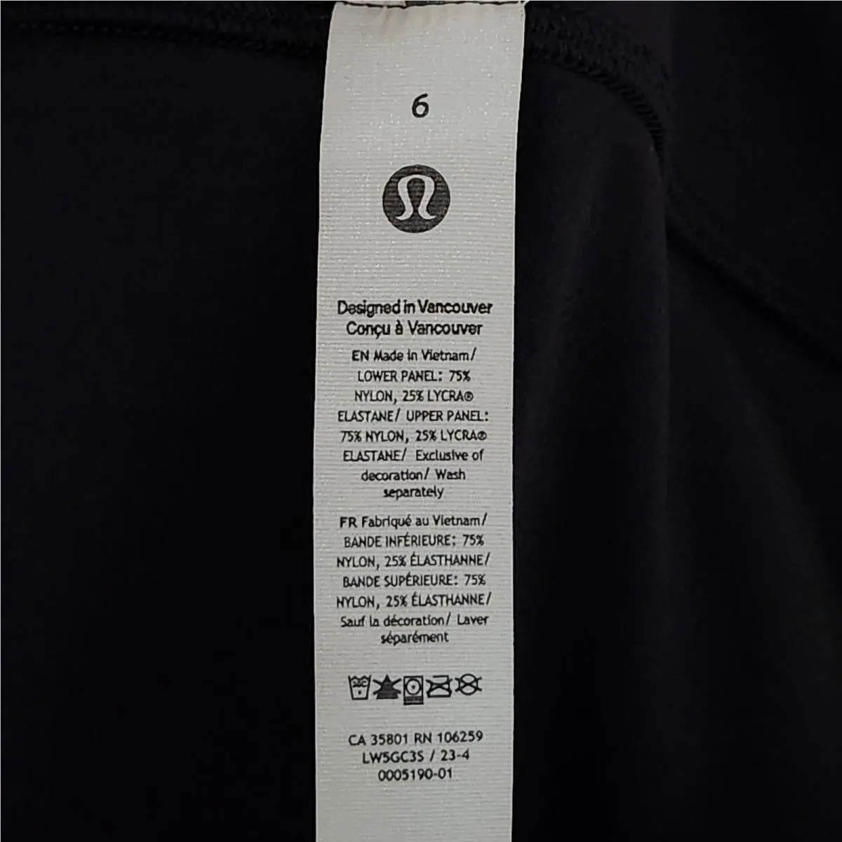 Lululemon clothing - Wunder Train Aerobic HR Tight 25