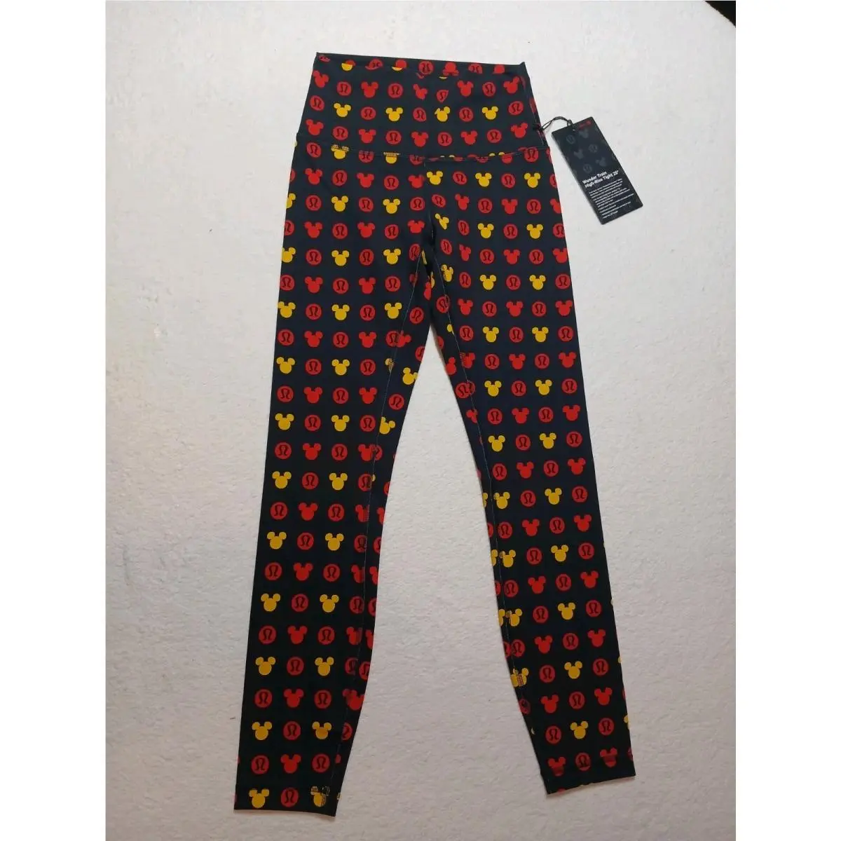 Lululemon X Disney Mickey Leggings Wunder Train High Rise Tight 25 Size 4