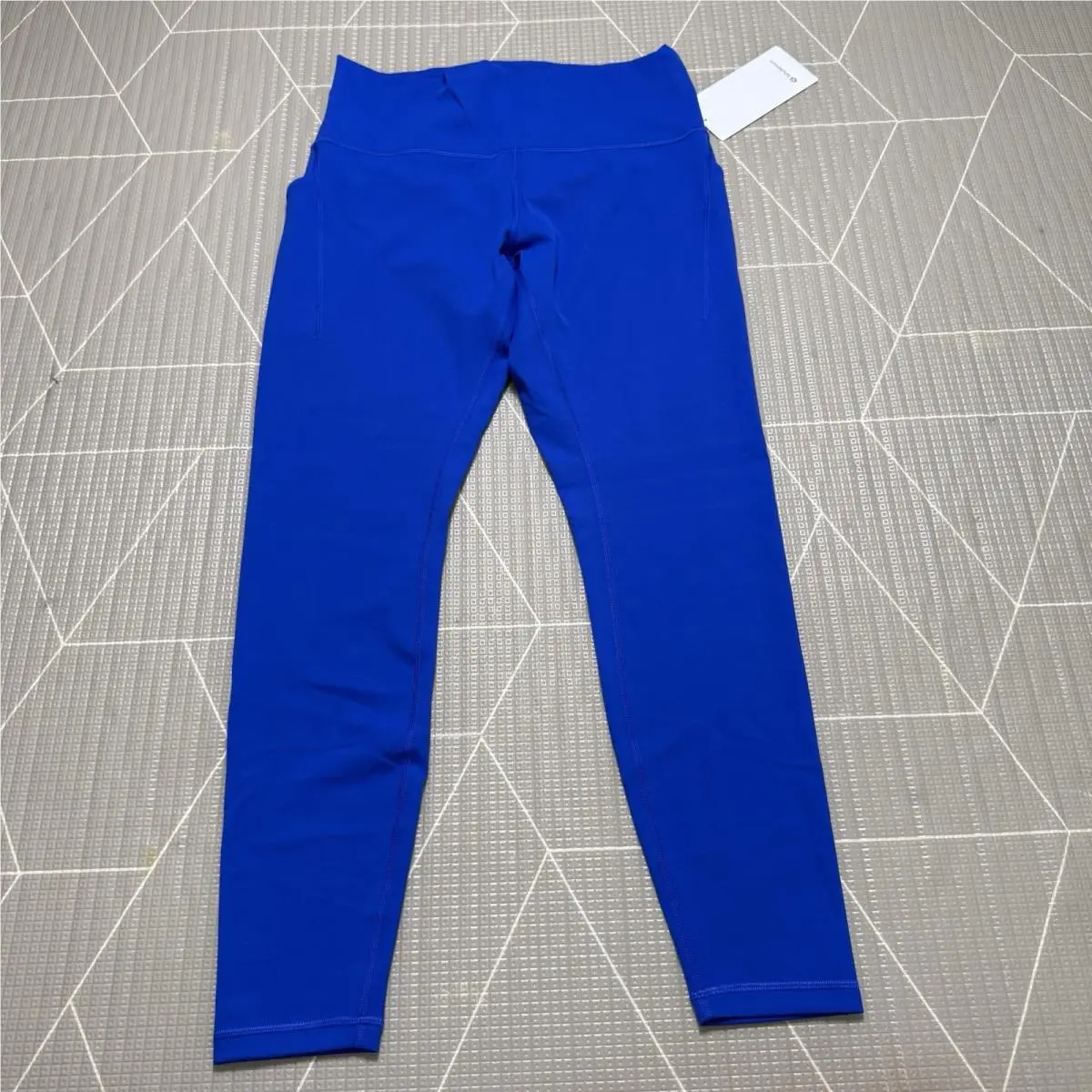 Lululemon Wunder Train HR Tight 28” Pockets 12 Galactic Cobalt LW5FNOS