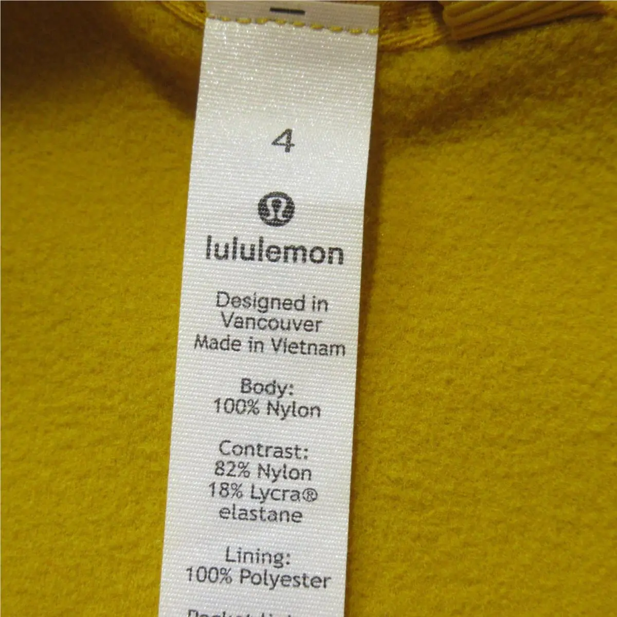 Lululemon clothing - Yellow 4