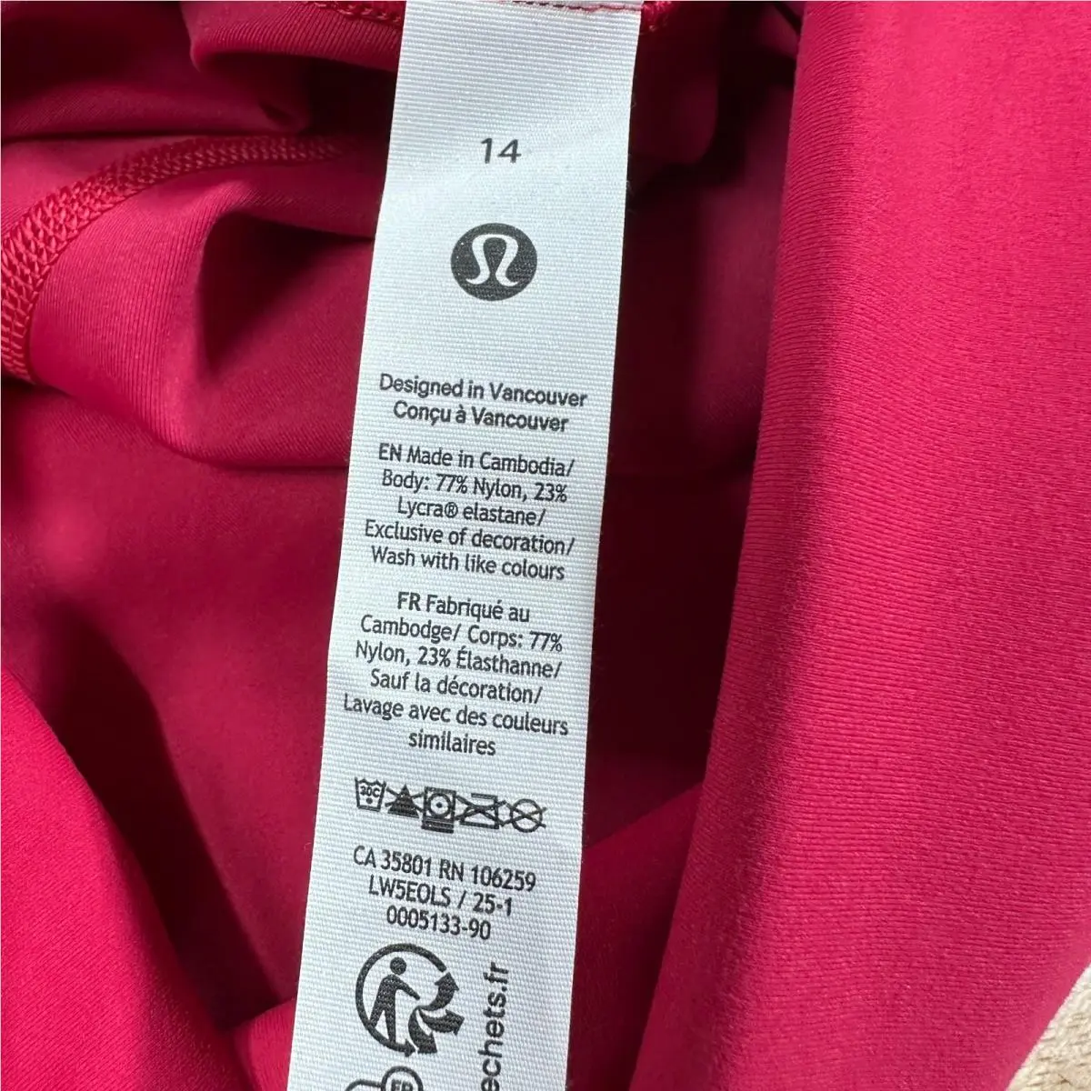 Lululemon clothing - Pink 4
