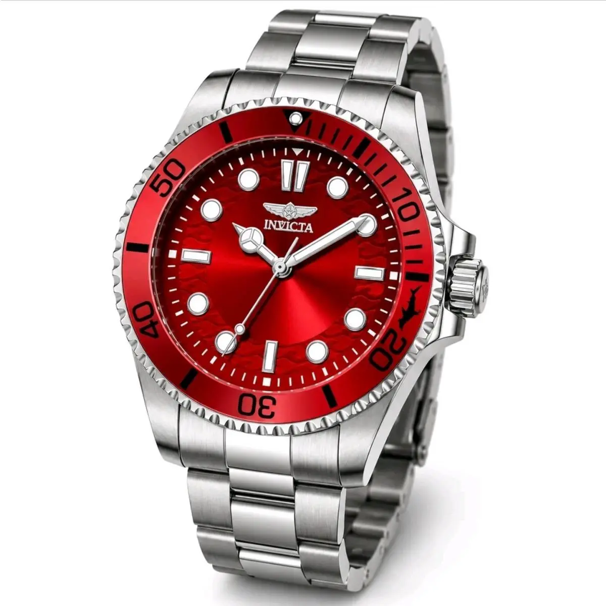 Invicta Pro Diver Kromatyk Men`s Watch 43mm Steel 50934 Red