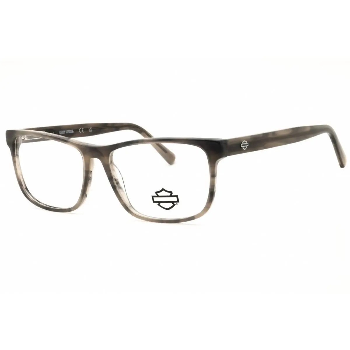 Harley Davidson Men`s Eyeglasses Grey/black Acetate Full Rim Frame HD50122 020