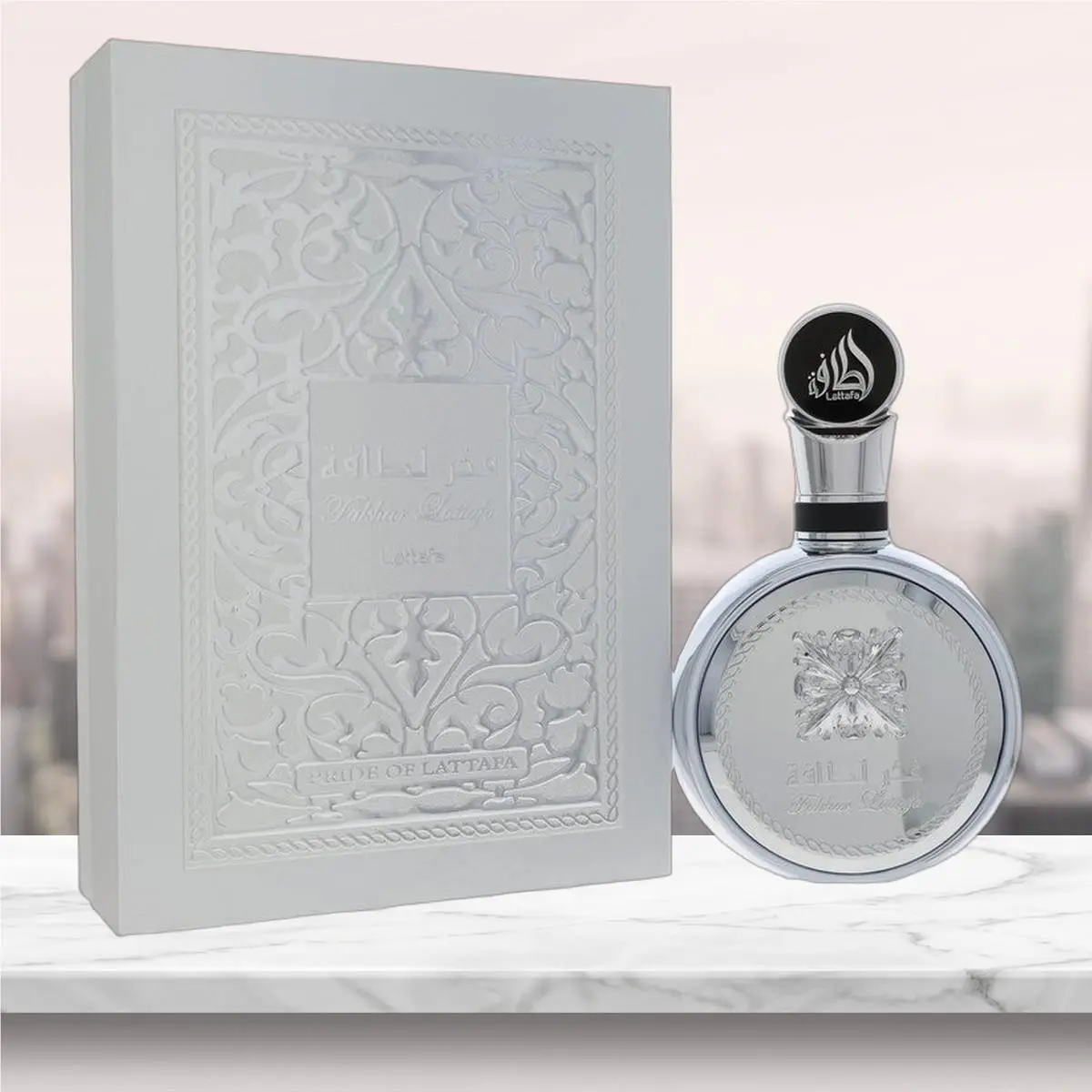 Lattafa Fakhar Platin Eau De Parfum Spray Unisex By Lattafa - 3.4 oz