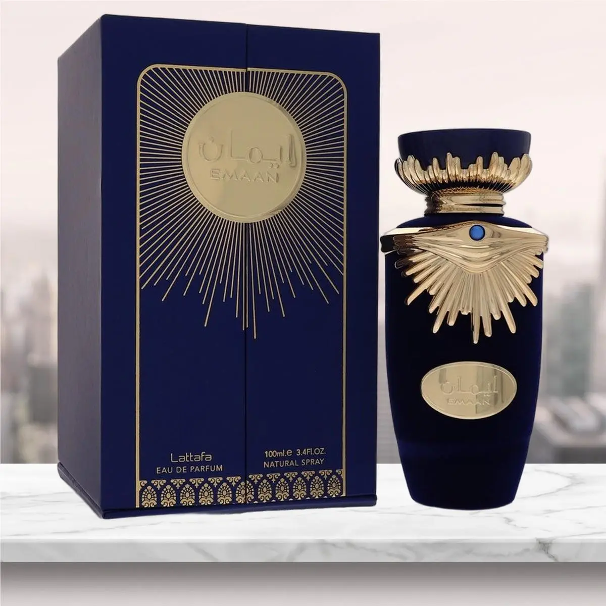 Lattafa Emaan Eau De Parfum Spray Unisex By Lattafa - 3.4 oz