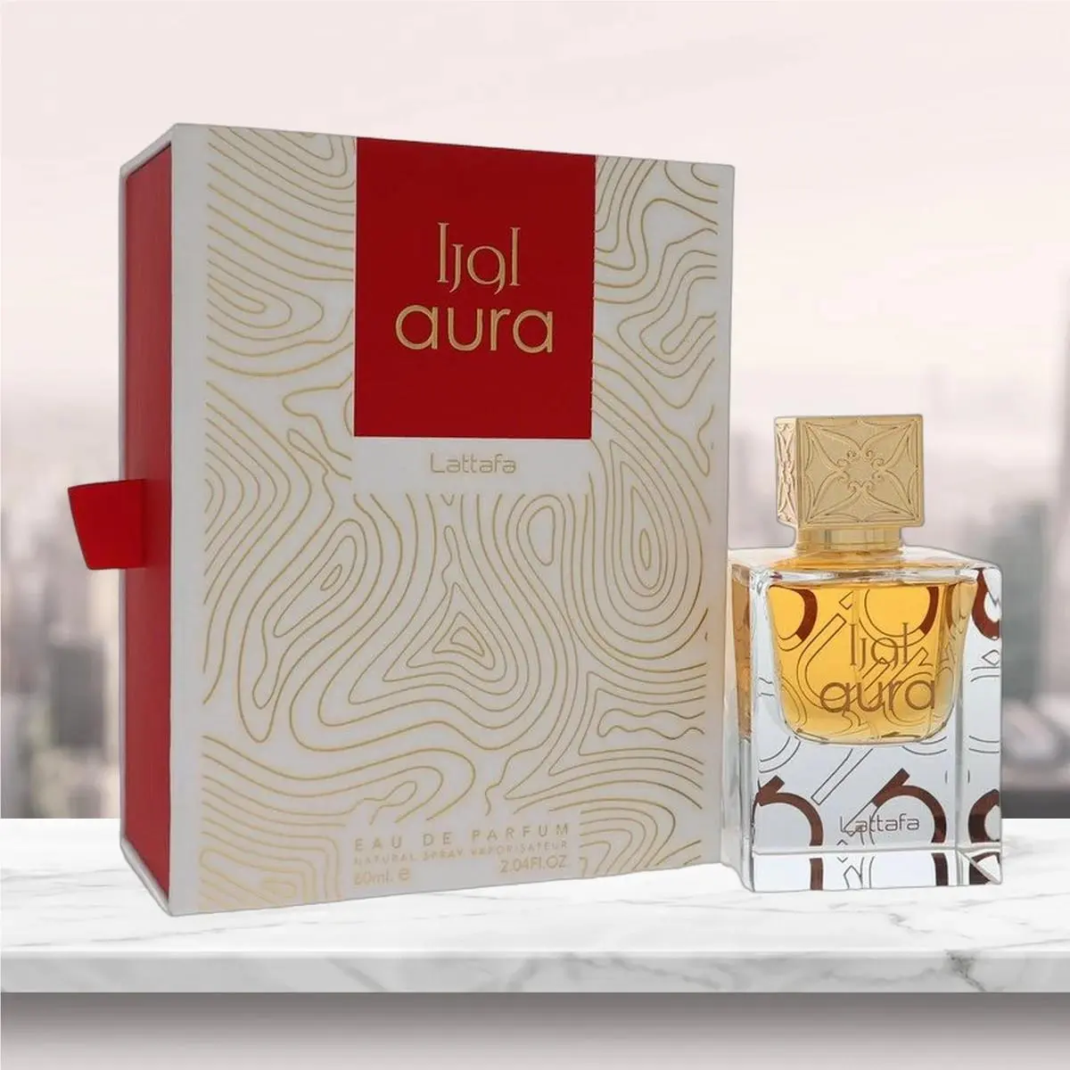 Lattafa Aura Eau De Parfum Spray Unisex By Lattafa - 2.04 oz