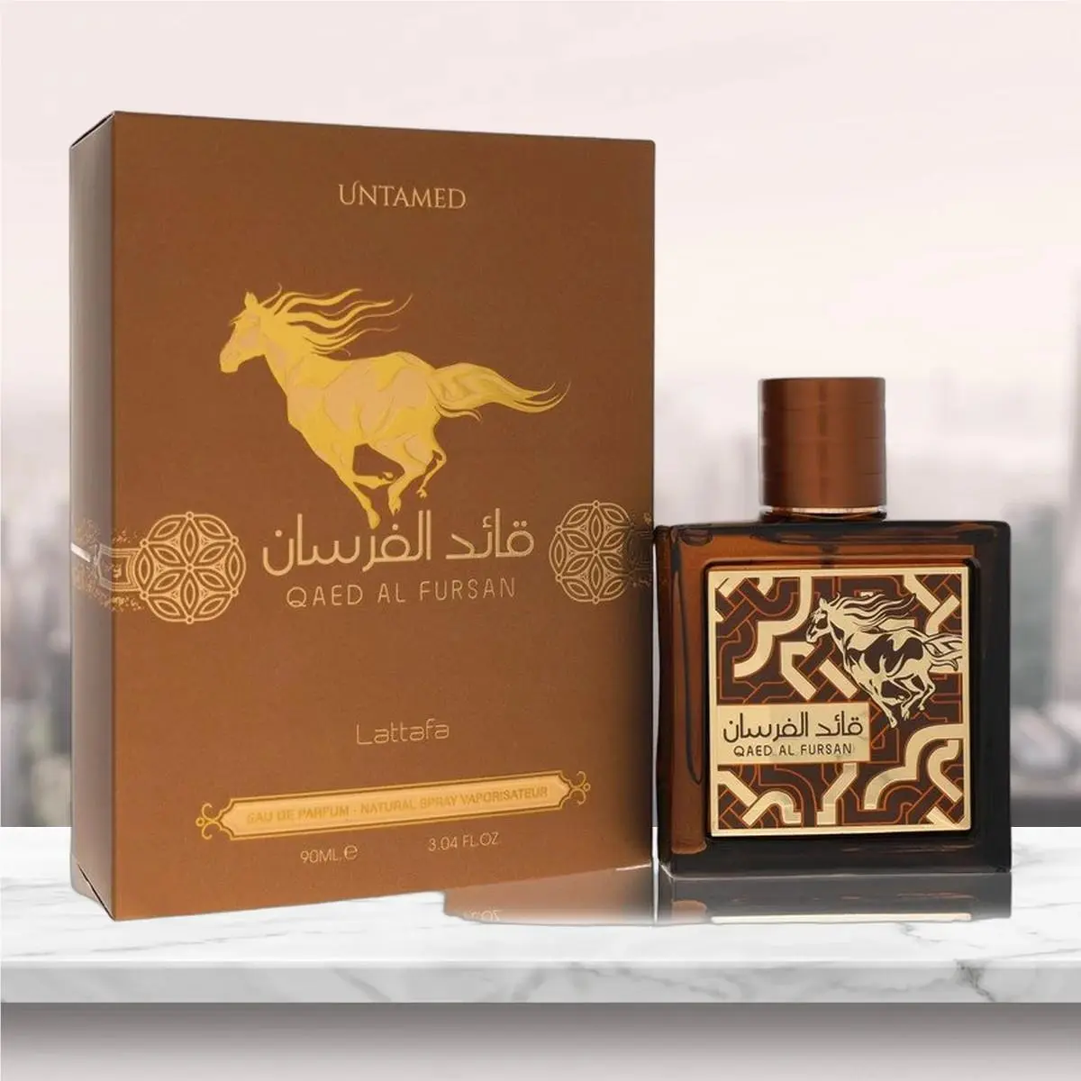 Lattafa Qaed Al Fursan Untamed Eau De Parfum Spray Unisex By Lattafa - 3.04 oz