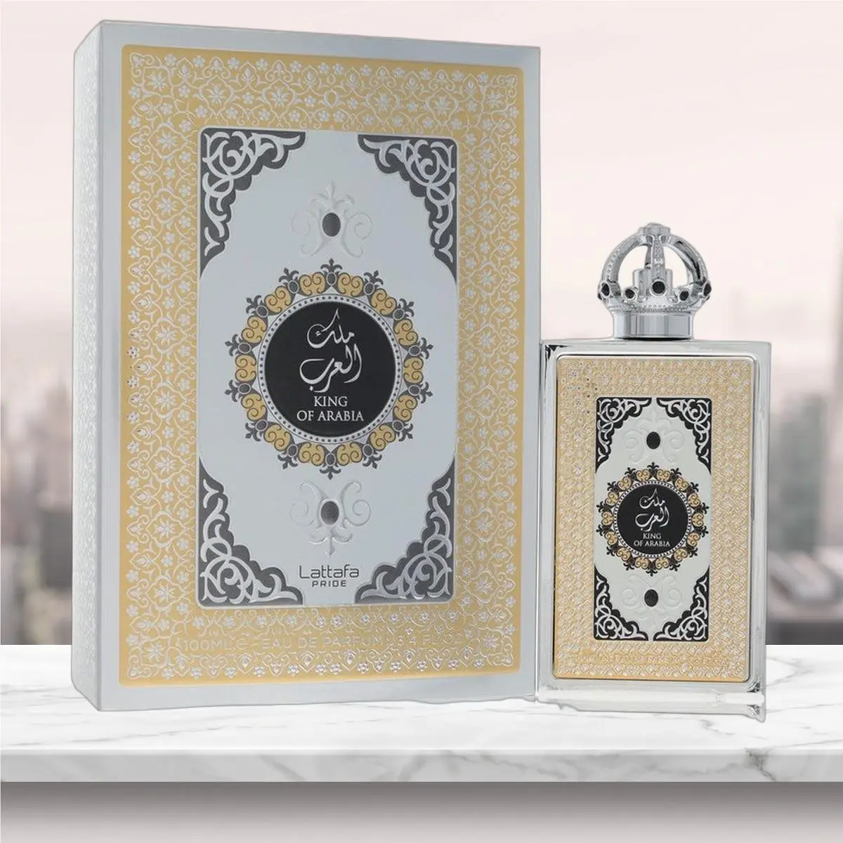 Lattafa Pride King Of Arabia Eau De Parfum Spray By Lattafa - 3.4 oz