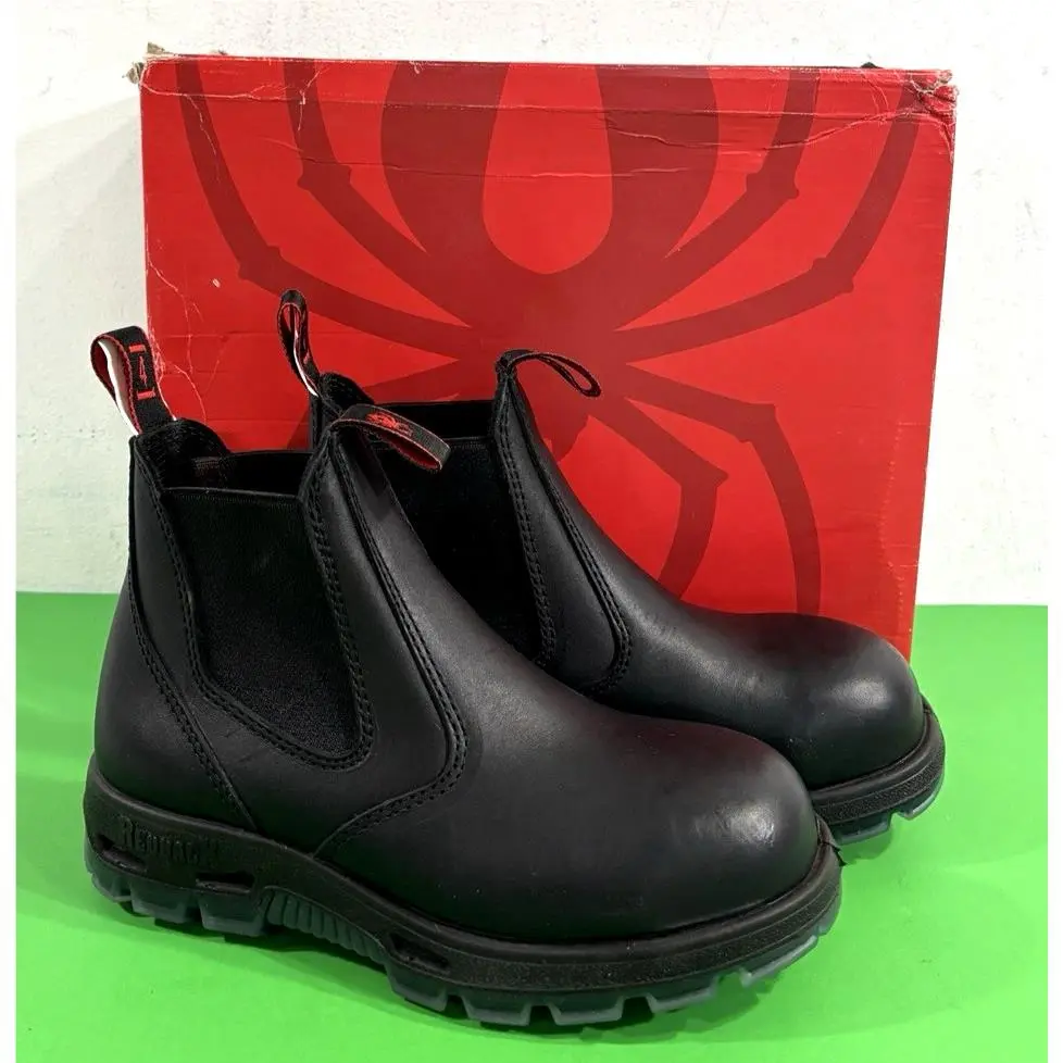 5 US Men`s Redback Bobcat Usbbk Tpu Safety Steel Toe Boots Black Oil Kip
