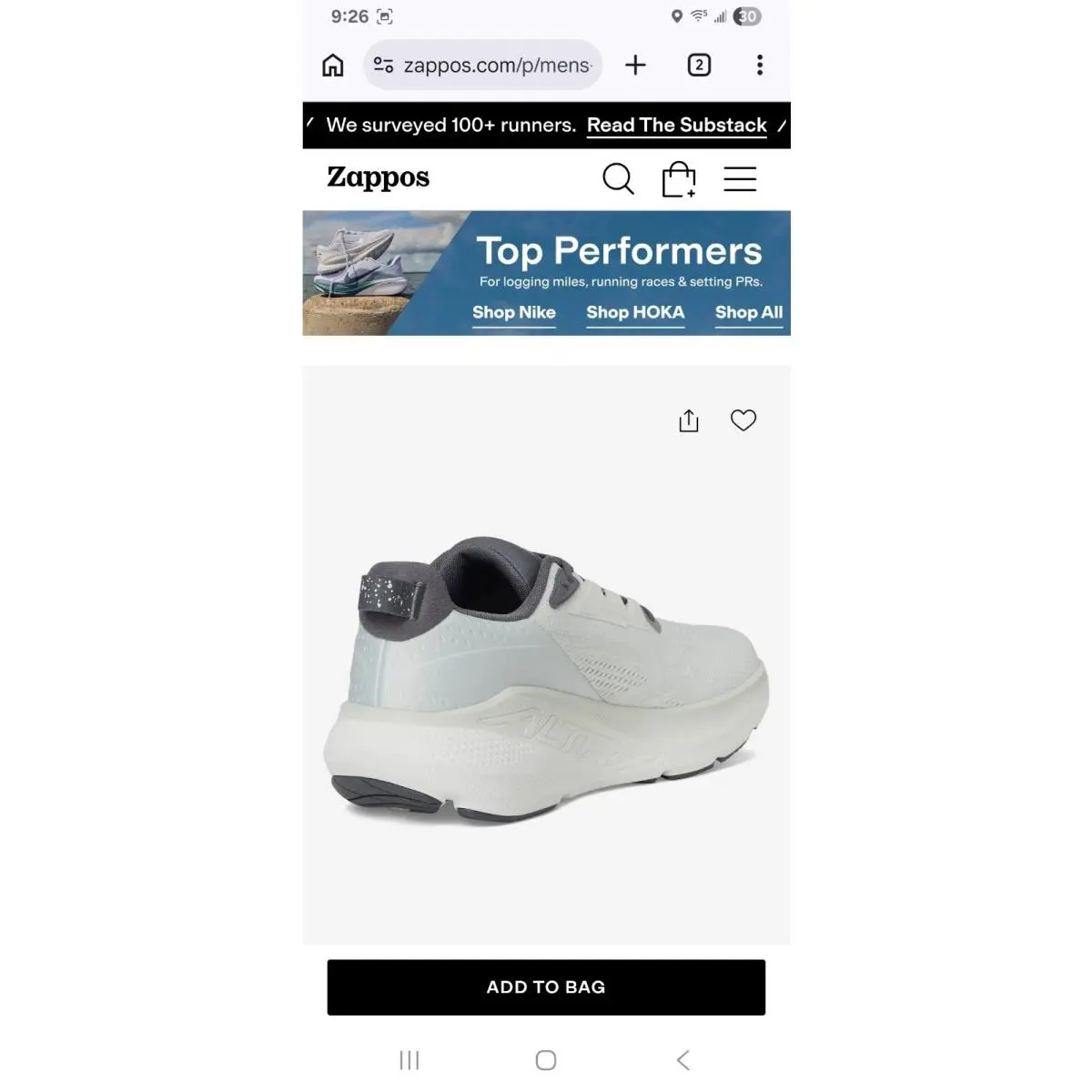 Altra shoes - FWD VIA 2 - FWD VIA - AL0A85SR224 - Gray 17