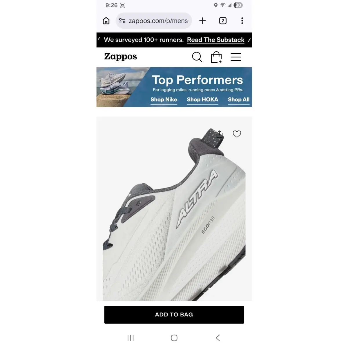 Altra shoes - FWD VIA 2 - FWD VIA - AL0A85SR224 - Gray 18