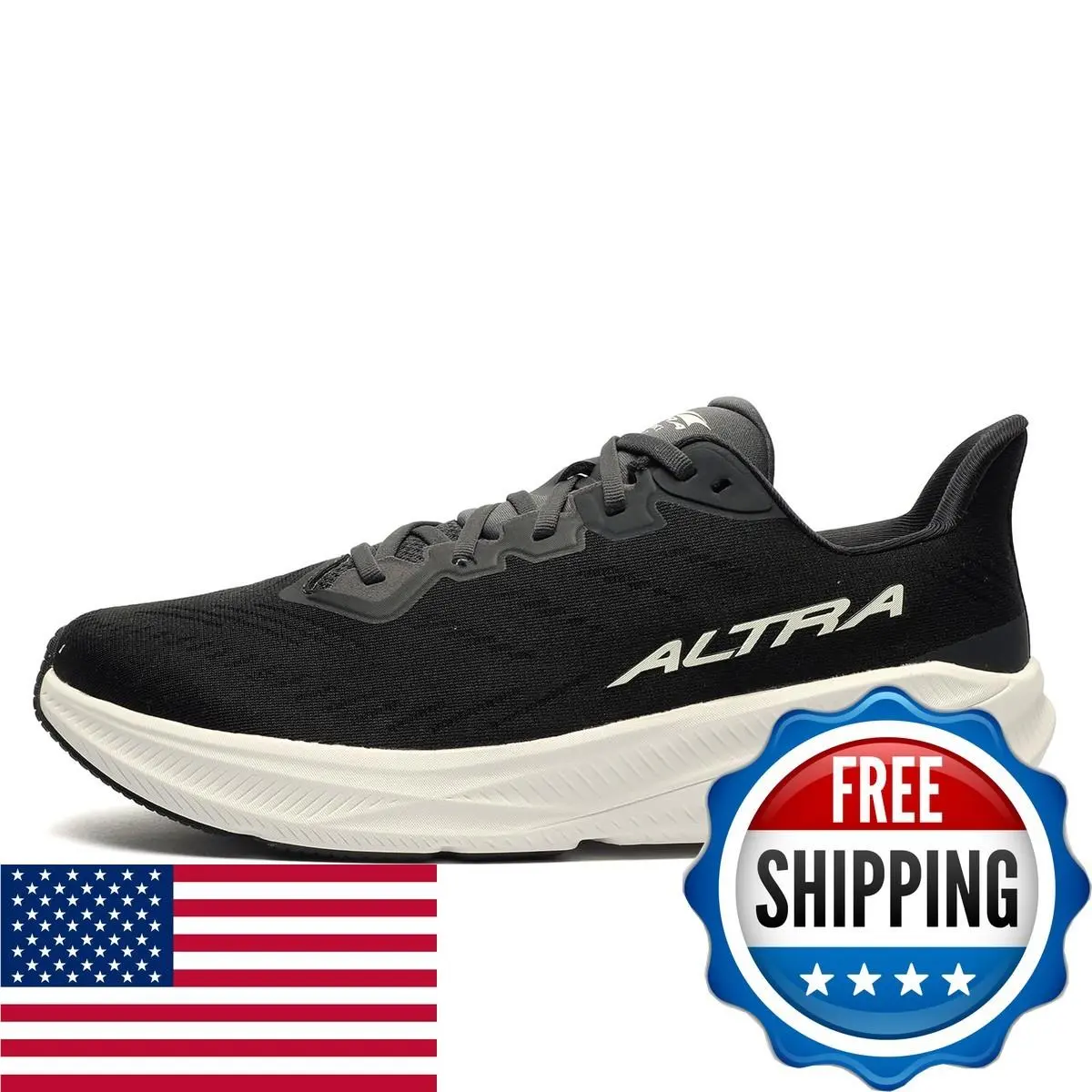 Altra Men`s Experience Flow 2 Road Running Shoe Black/white 7 AL0A85RE010