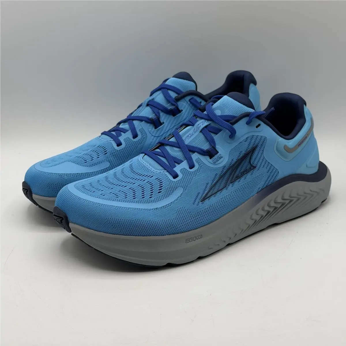 Altra Paradigm 7 AL0A82C5444 Mens Size 9 Light Blue Running Mesh Guiderail Shoes