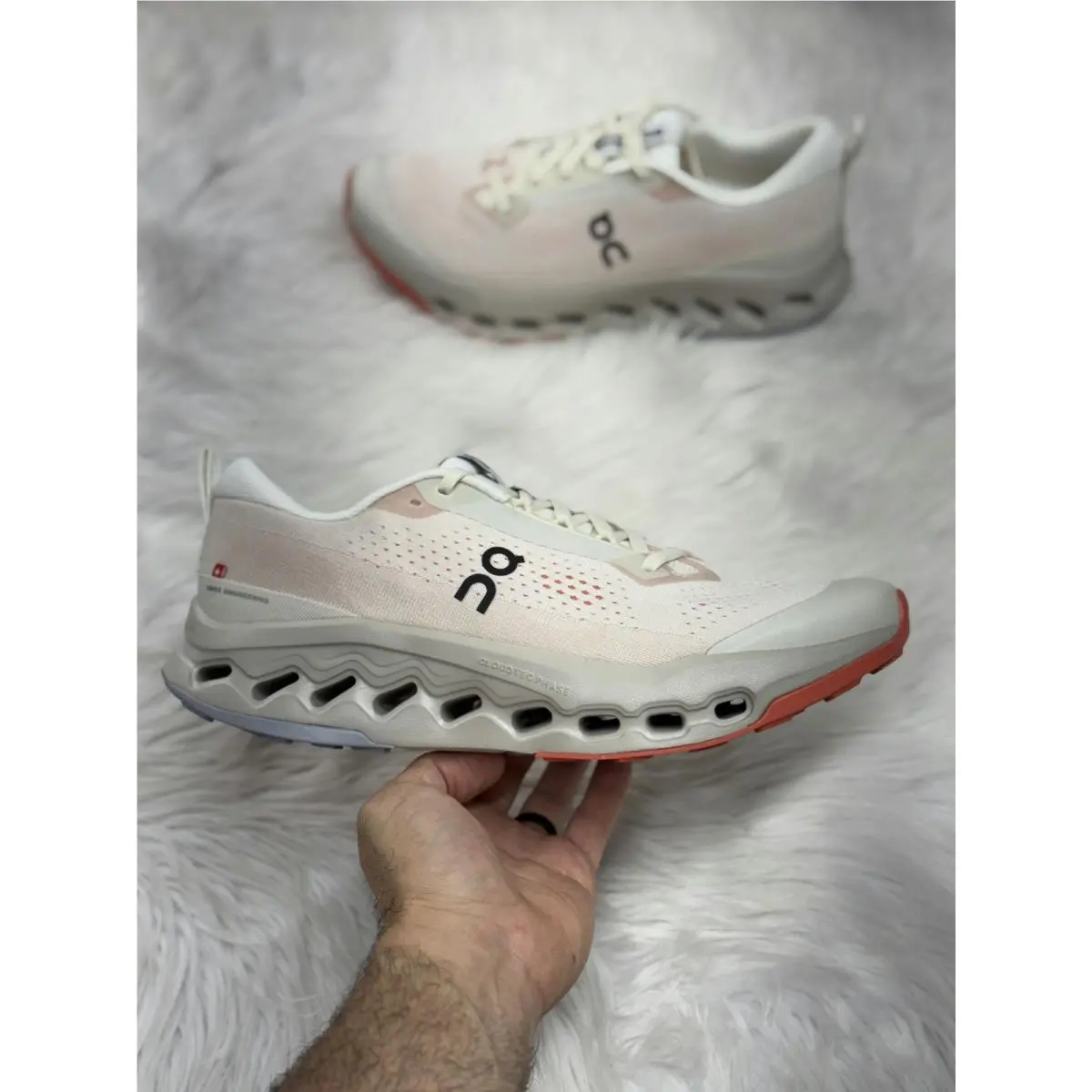 On-Running shoes - Running Cloudsurfer Trail 2 Ivory Ghost - 3MF30223588 - Cream 4