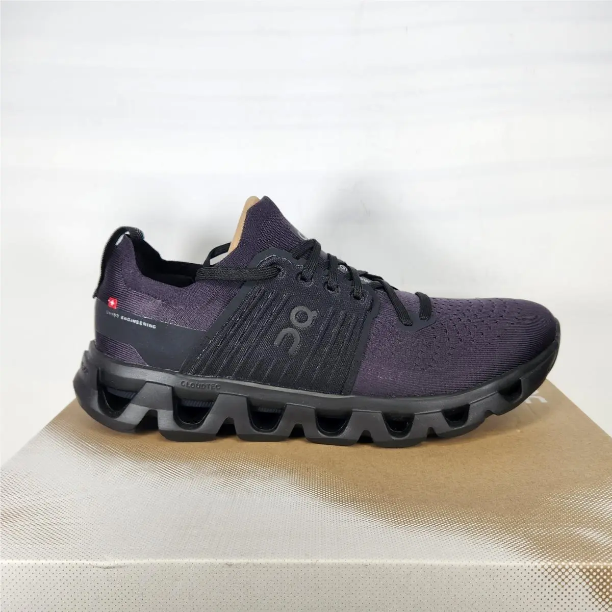 On Running Cloudswift 4 Shoes Mens Size 13 Black Eclipse Athletic Sneakers
