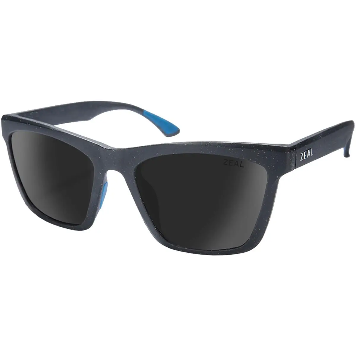 Zeal Cumulus Polarized Black Grain Soft Square Sunglasses 12682 - Made in Italy by Zeal Optics