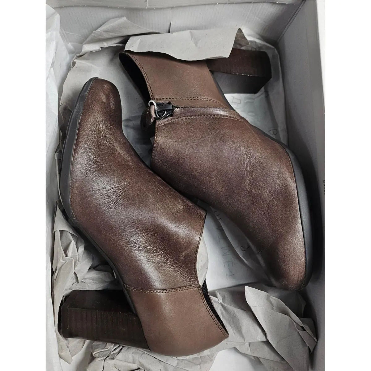 Geox shoes - GEOX D ANNYA A - Nappa+Smooth Lea - Brown 4