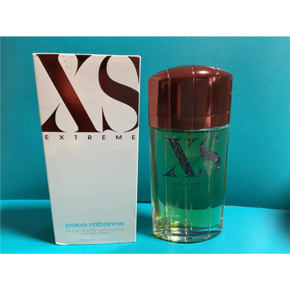 XS Extreme BY Paco Rabanne 3.4 Edt Spray Vintage