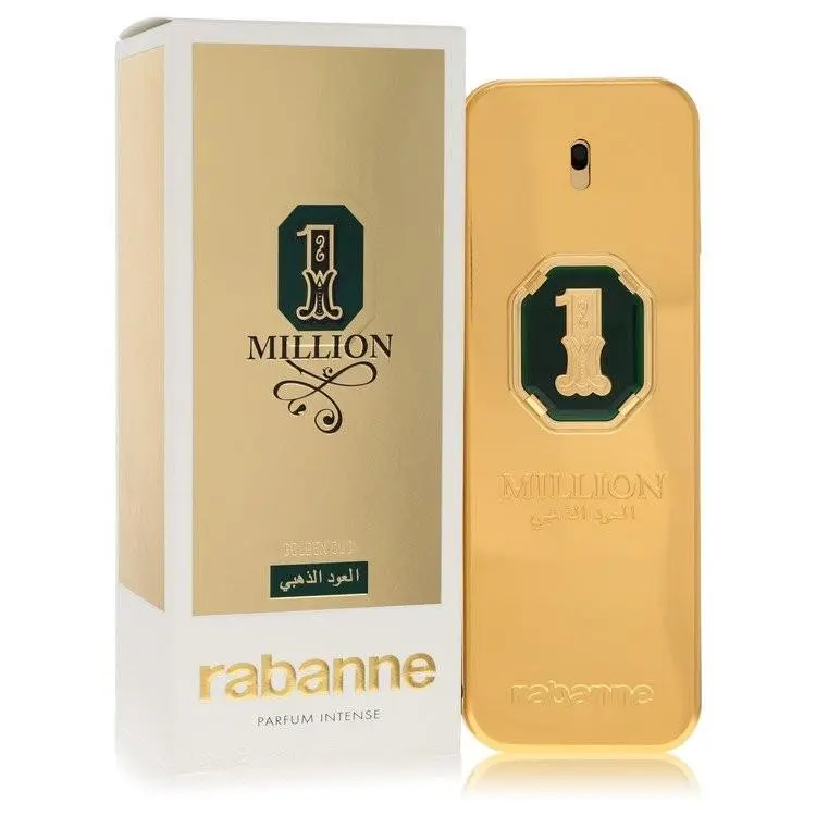 1 Million Golden Oud by Paco Rabanne Parfum Intense Spray 3.4 oz 100ml Men